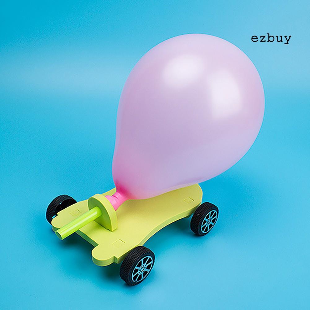 Bộ đồ chơi mô hình xe hơi có khả năng tự bơm bong bóng thú vị diy dành cho học sinh