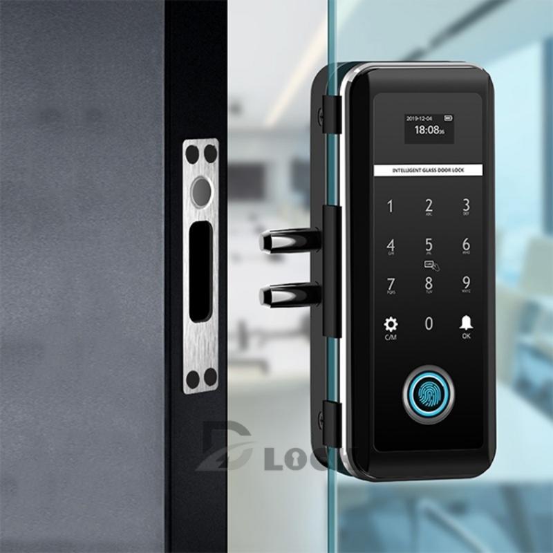 Khóa cửa điện tử vân tay thẻ từ thông minh cao cấp cho cửa kính chống nước có điều khiển Remote Smart Lock bảo hành 30 tháng Chính Hãng DILLOCK DL826