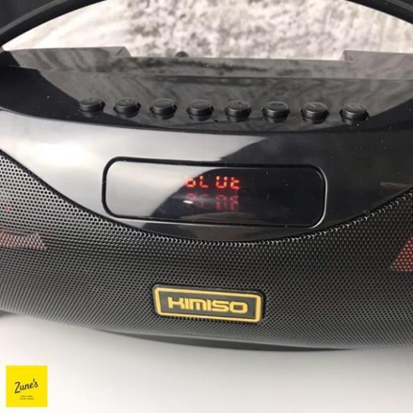 LOA BLUETOOTH KARAOKE KIMISO S2 KÈM 1 MIC HÁT CÓ DÂY CẮM TRỰC TIẾP, SIÊU BASS KHÔNG DÂY, ĐÈN LED SỐNG ĐỘNG- Hàng Chính Hãng
