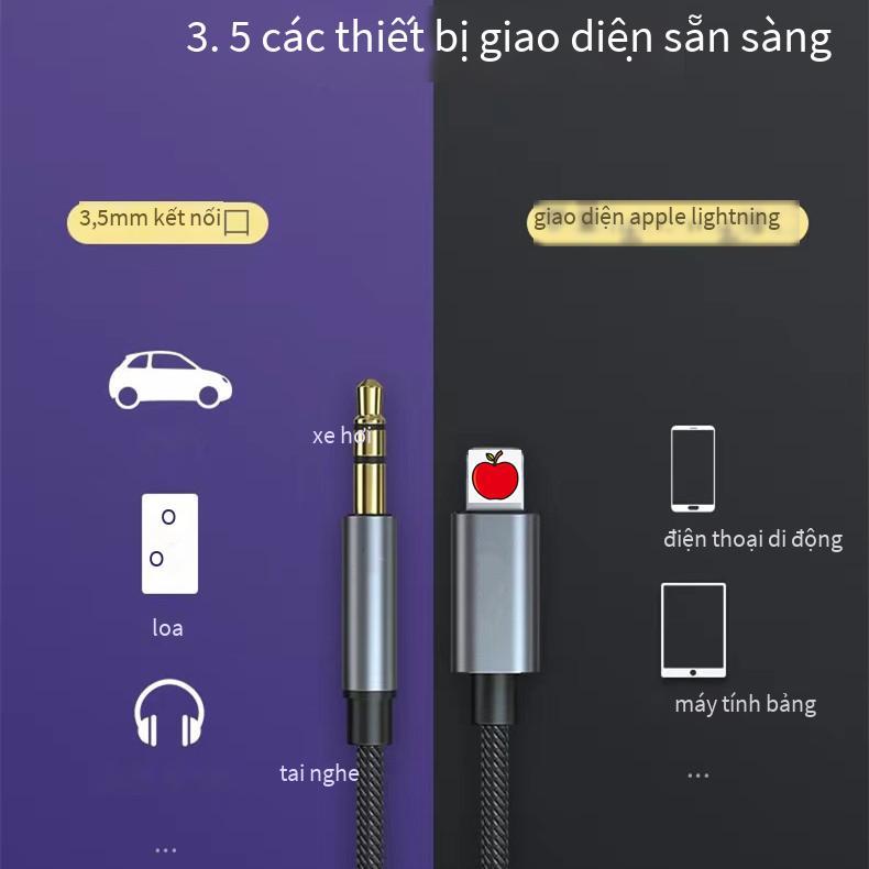 Giá tốt nhất phù hợp với Apple to 3.5mm cáp âm thanh aux xe hơi kết nối điện thoại di động loa xe hơi tai nghe cáp chuyển đổi âm thanh