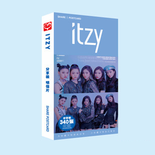 Hộp ảnh postcard itzy 340 ảnh thiết kế độc đáo