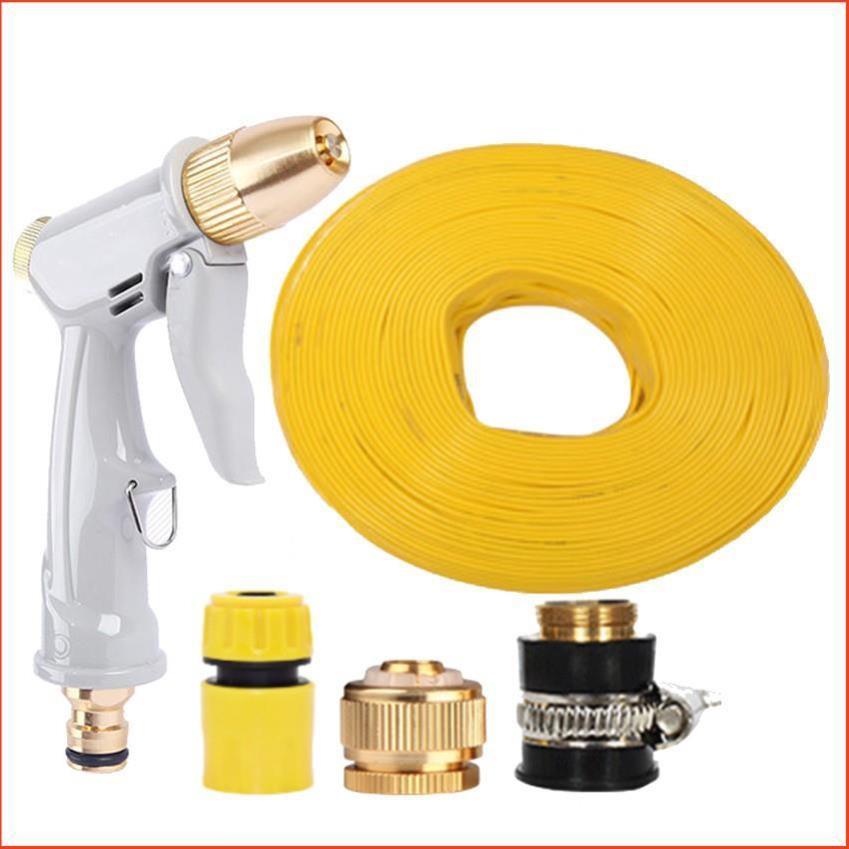 Bộ dây vòi xịt nước tưới cây rửa xe,tăng áp 3 lần, loại 3-5m 206846