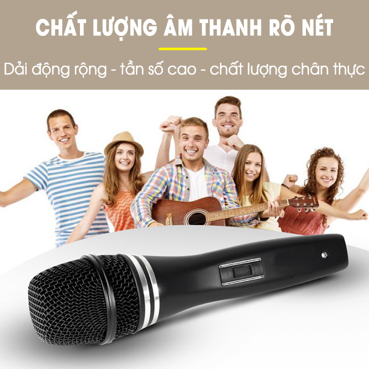 Micro hát karaoke có dây dài 5m SN-703