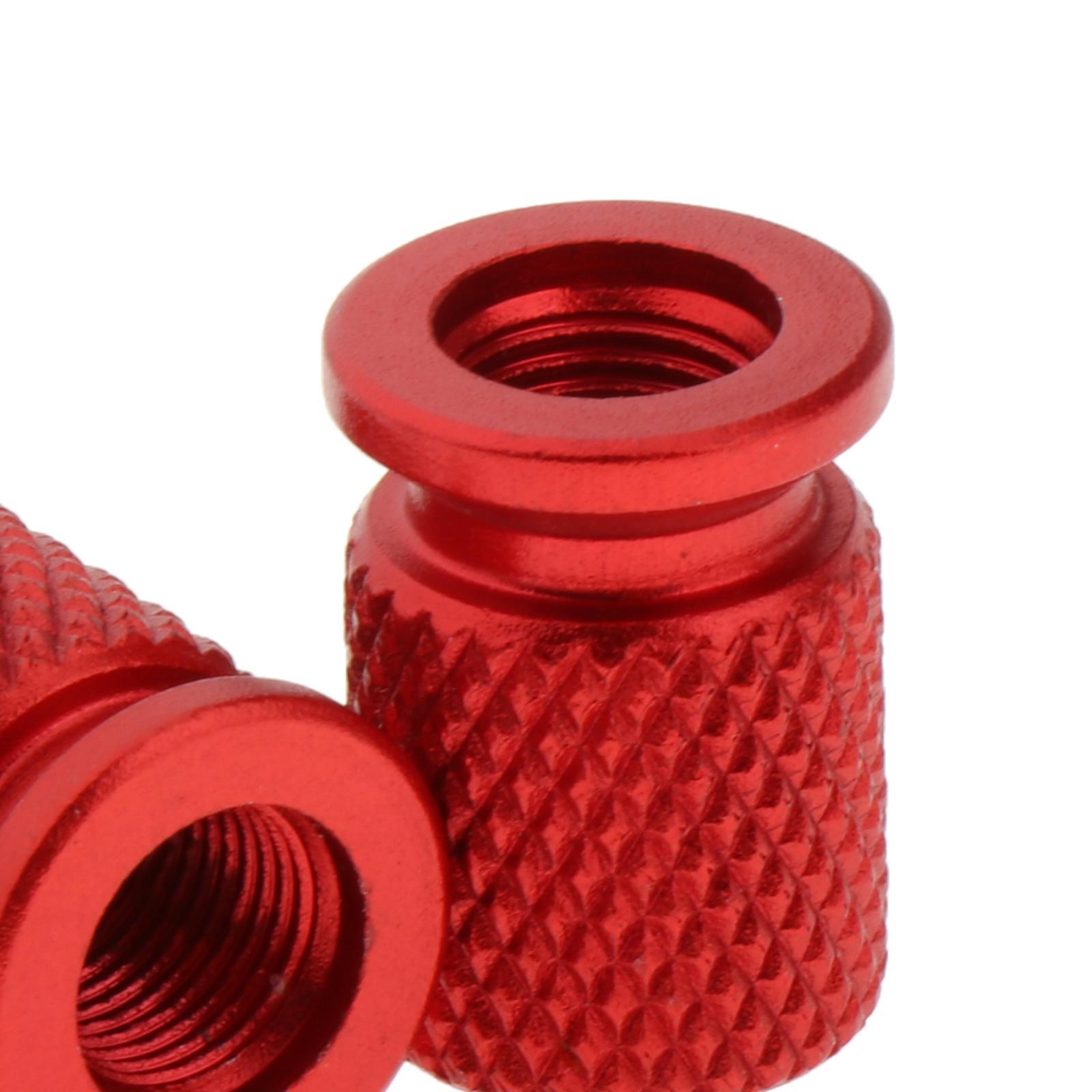 2 Pieces Car Motorcycle Tire Stem Valve Caps Aluminium Alloy Wheel Valve Covers Dustproof