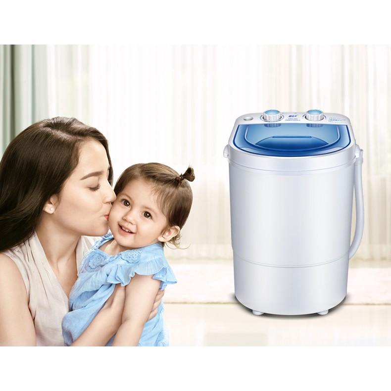 Máy giặt mini XPB22-588S , 2.2kg đồ , tốc độ 1400 vòng/phút(mẫu thùng trắng)