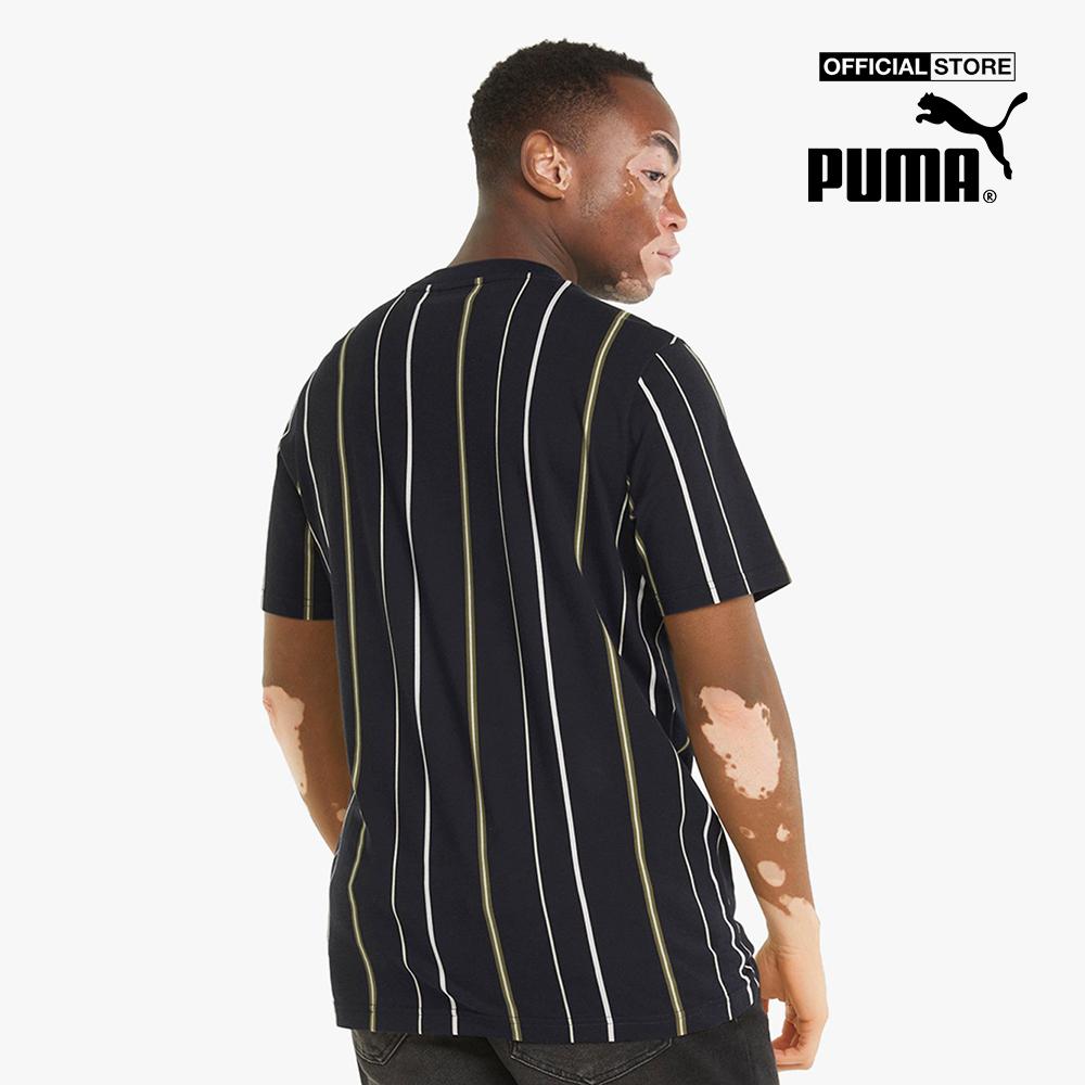 PUMA - Áo thun nam ngắn tay Modern Basics Striped 847408-01