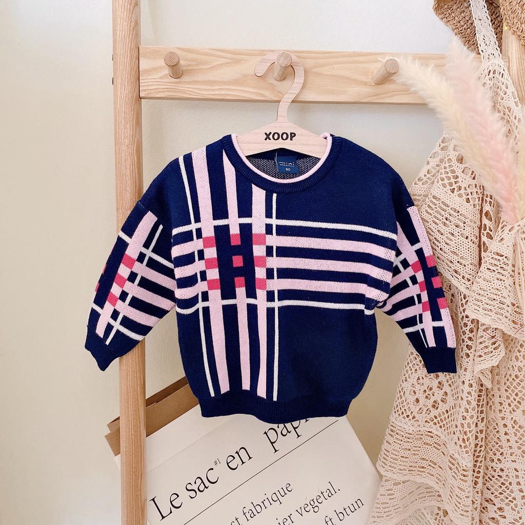 Áo Len Cánh Dơi Hàng Quảng Châu Nhiều Họa Tiết Cho Bé Gái ( Sz 9-19kg) (SP001674
