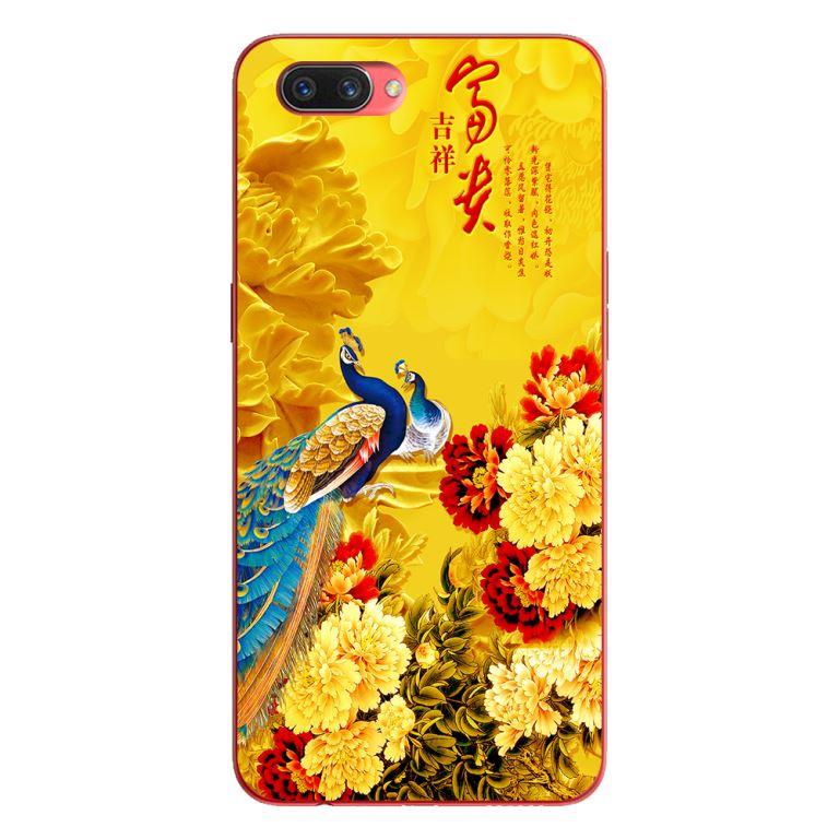Ốp lưng in cho OPPO A5 mẫu Công Và Hoa - Hàng chính hãng