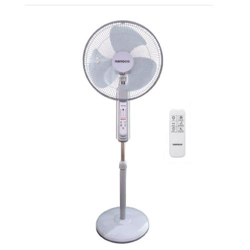 Quạt Đứng Có remote Nanoco NSF1602G-RC (Màu xám) - Hàng chính hãng