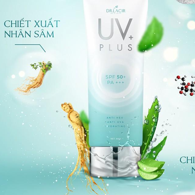 Kem Chống Nắng Sinh Học UV PLUS Dr.Lacir - 60ml (DR10 )