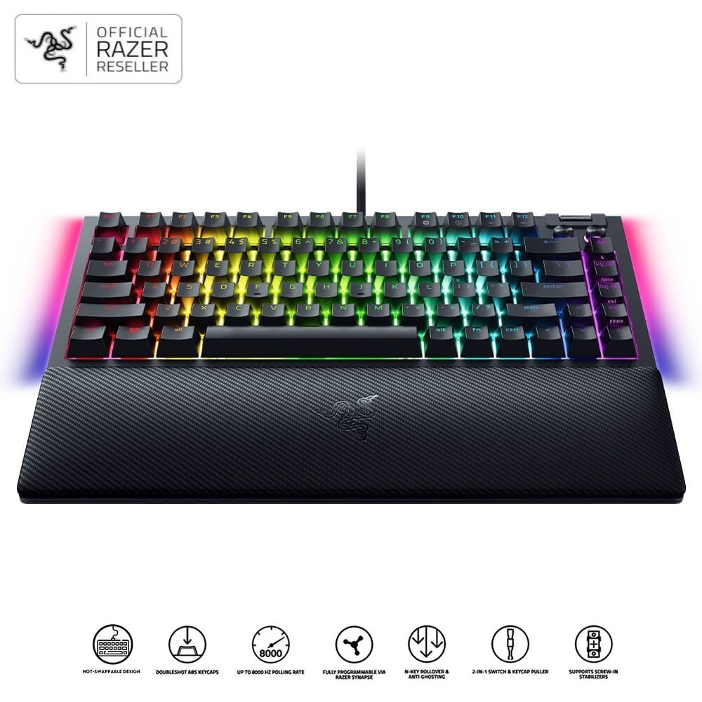 [Mới, hàng chính hãng] Bàn phím Razer BlackWidow V4 75