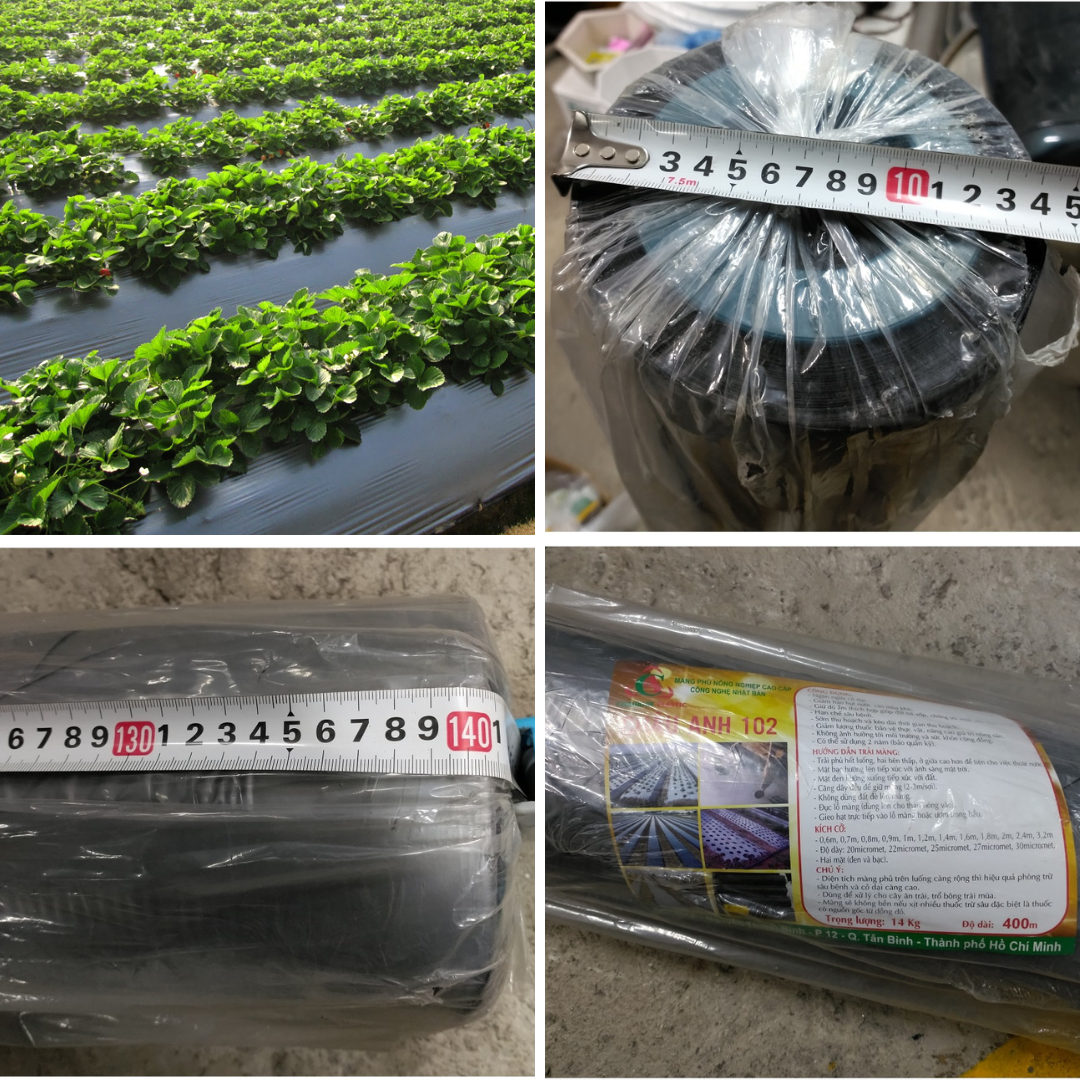Màng phủ Châu Anh khổ 1.4m x 400m, dày 30mic - MÀNG PHỦ NÔNG NGHIỆP CAO CẤP, CÔNG NGHỆ NHẬT BẢN!