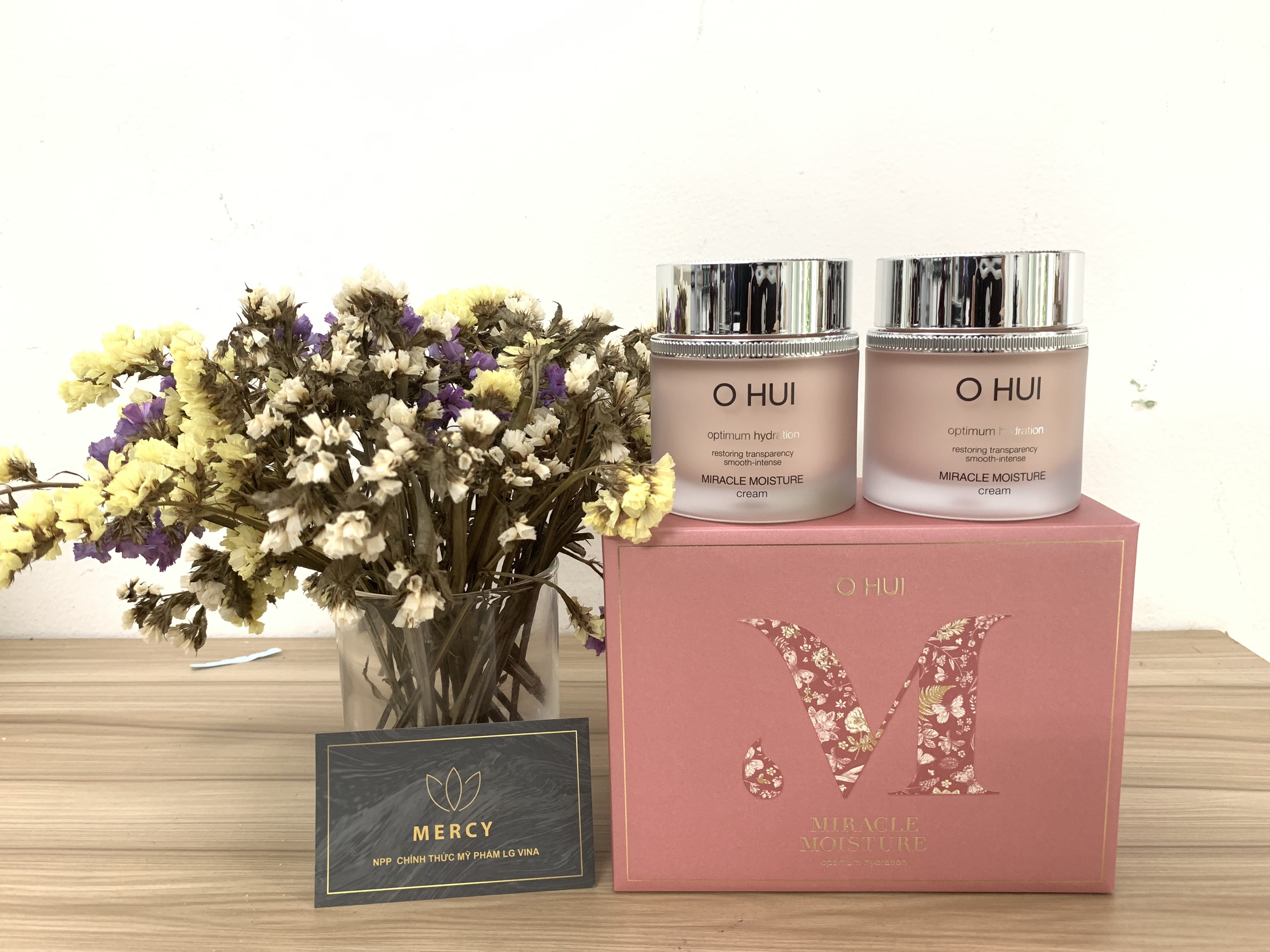 Bộ kem dưỡng ẩm OH Miracle Moisture Cream 120ml