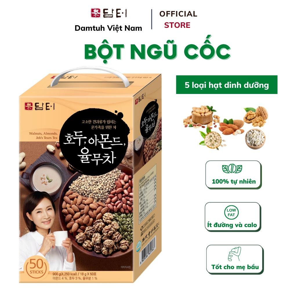 Bột Ngũ Cốc 5 Loại Hạt Damtuh Hàn Quốc - Hộp 50 Gói