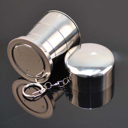 Ly inox, Cốc cá nhân xếp gọn thông minh 3 cỡ