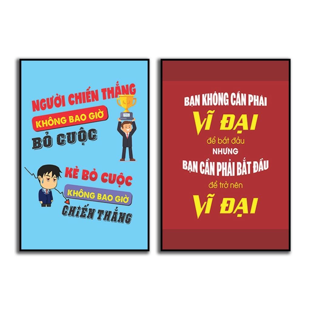 Giá sốc - Tranh động lực, tranh treo văn phòng làm việc, tranh slogan