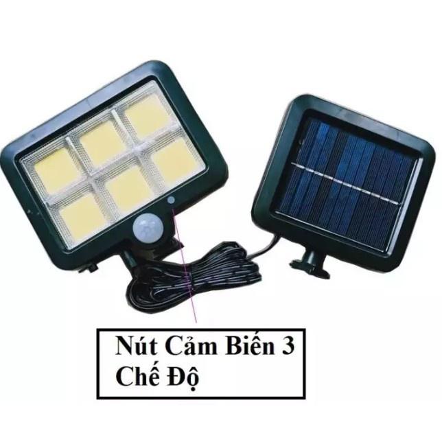 Đèn Led Năng Lượng Mặt Trời Solar Light Có Điều Khiển Từ Xa 120 Led - Cảm Biến Chuyển Động ánh sáng Cao Cấp