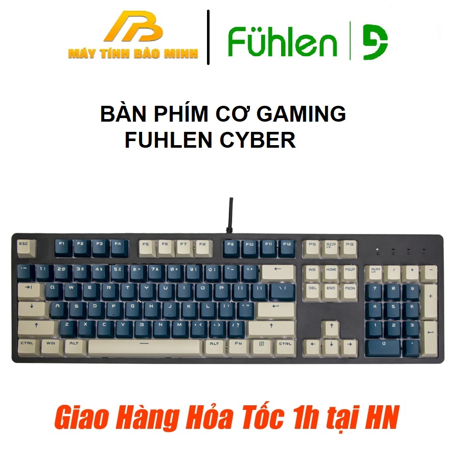 Bàn Phím Cơ Gaming Fuhlen Cyber - Hàng Chính Hãng