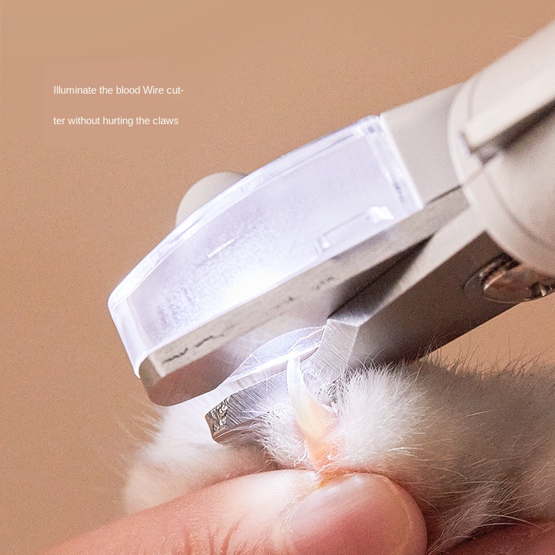 Xiaomi PETKIT Pet Dog Cat Nail Clipper Scissors Pet Nail Toe Claw Clippers Kéo với đèn LED Ánh sáng Cắt móng tay Đồ dùng làm đẹp