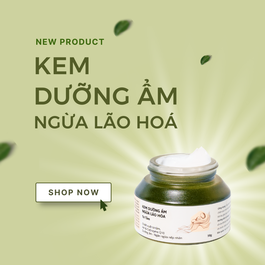 Kem Dưỡng Ẩm Dưỡng Ẩm Chuyên Sâu Với Coenzym Q10 Ngừa Lão Hoá Da Tơ Tằm Cỏ Mềm 50g