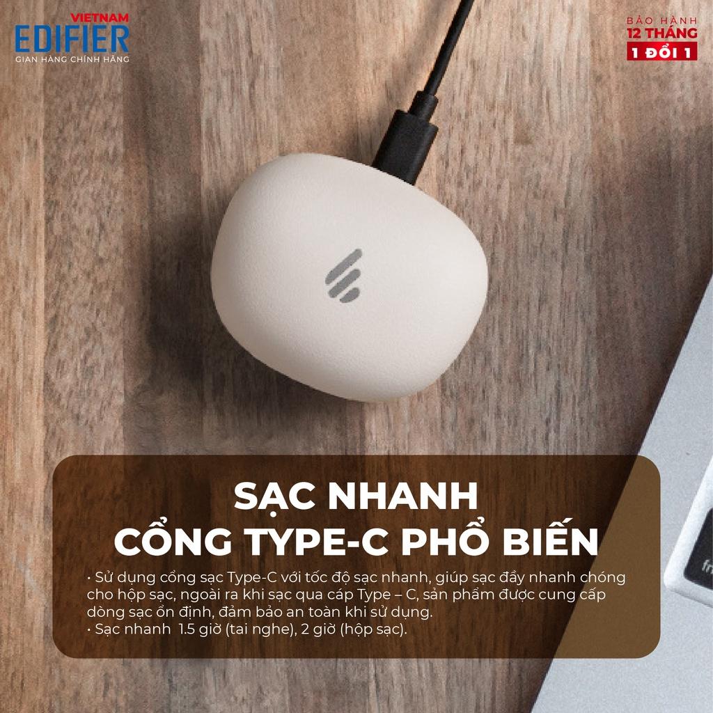 Tai nghe Bluetooth 5.0 EDIFIER TWS NB2 Pro - Thời lượng pin 32 giờ - Chồng ồn ANC - Âm thanh Stereo Chống nước IP54 - Hàng chính hãng