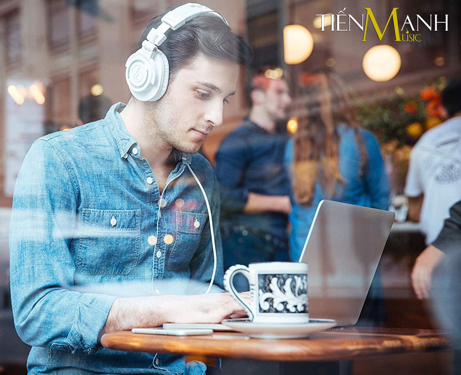 [Màu Trắng] Tai Nghe Kiểm Âm Audio Technica M50X - Studio Monitor Headphones Professional ATH-M50X ATHM50X Hàng Chính Hãng