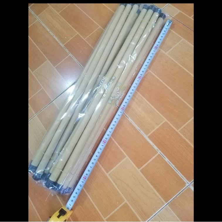 1 bó gồm 10 cặp Ống trúc treo lịch,tranh,ảnh.treo tranh,giấy thư pháp .Ống trúc treo cỡ tranh 50cm.