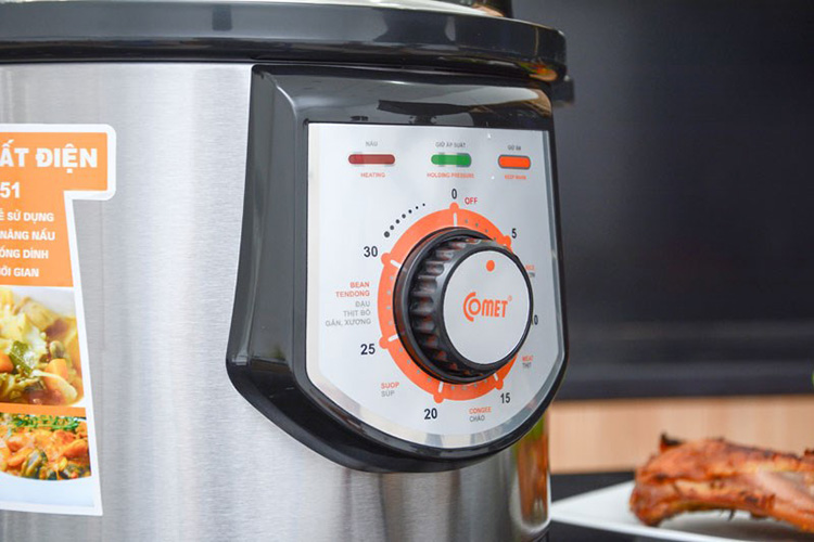 Nồi Áp Suất Điện Comet CM6151 - Hàng Chính Hãng