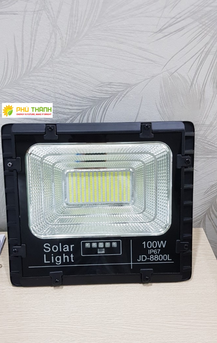 Đèn LED pha năng lượng mặt trời JINDIAN 100W JD-8800L - HÀNG CHÍNH HÃNG