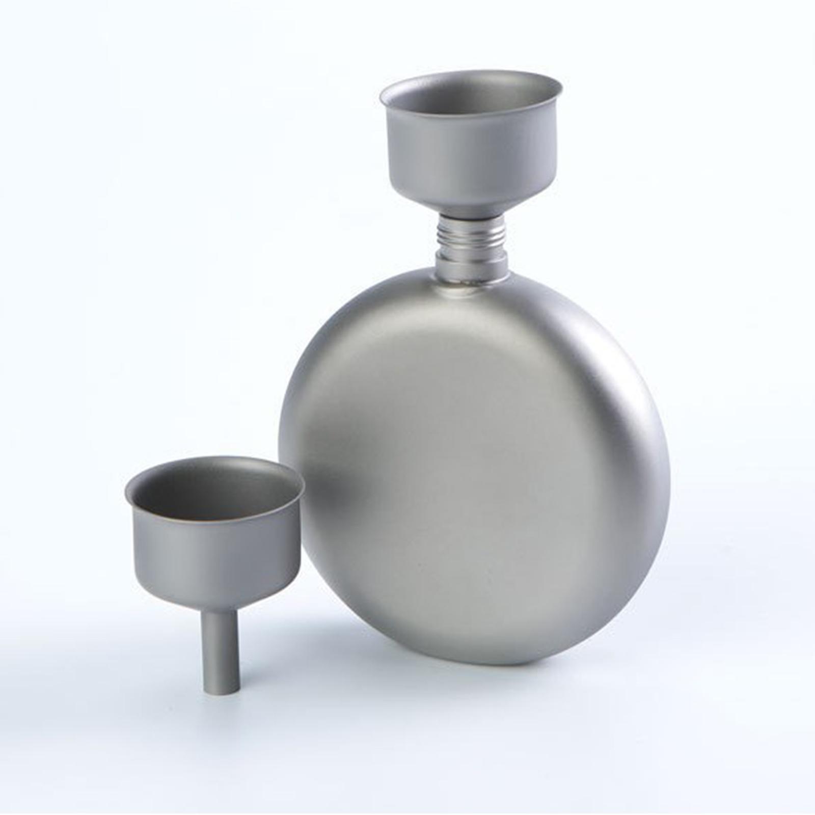 Titanium Ultralight Hip Flask Portable Wine Bottle Camping Picnic Pocket Alcohol Drinkware Accessories