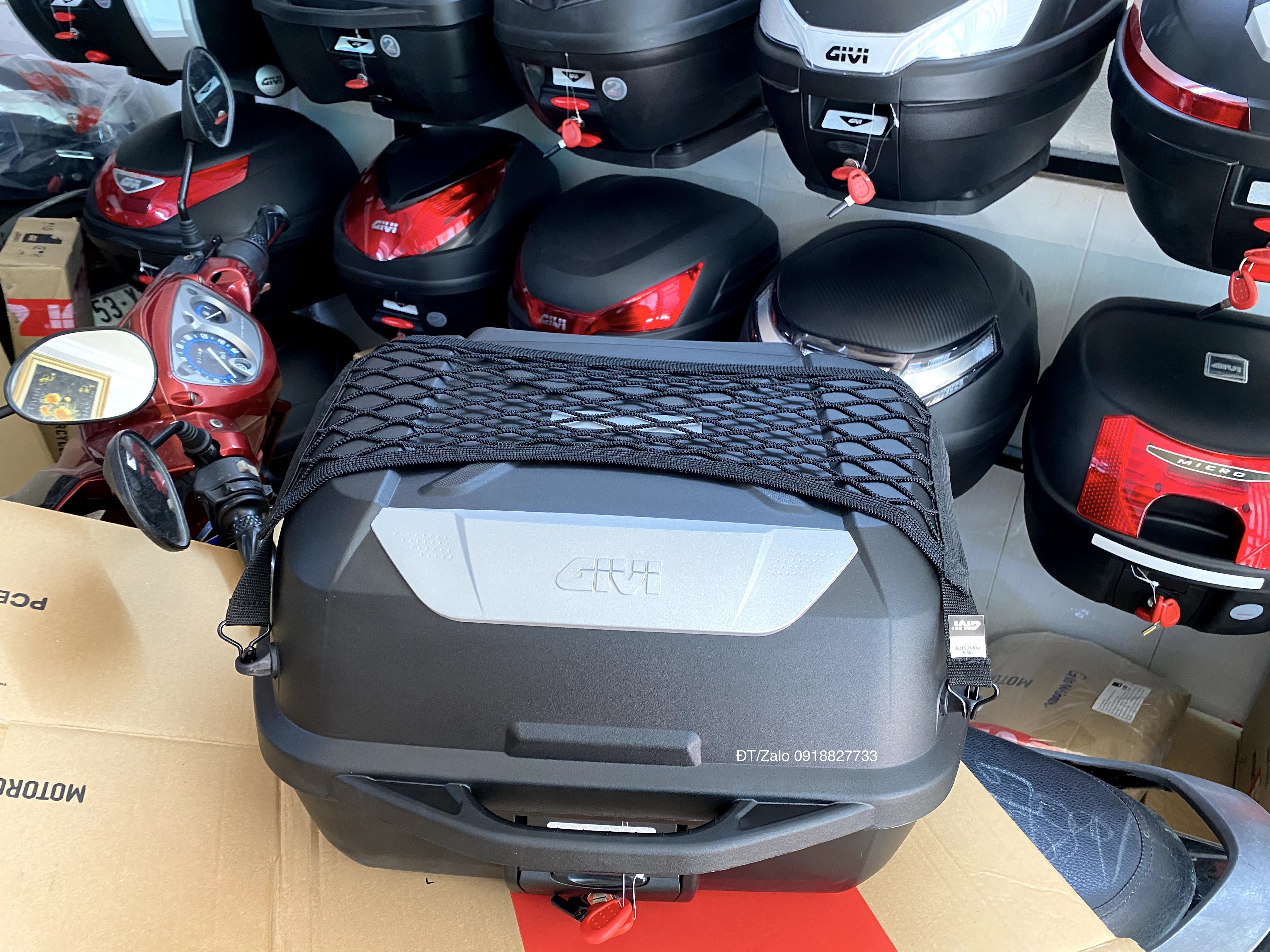 Thùng Givi E43NTL_ADV, thùng đủ phụ kiện