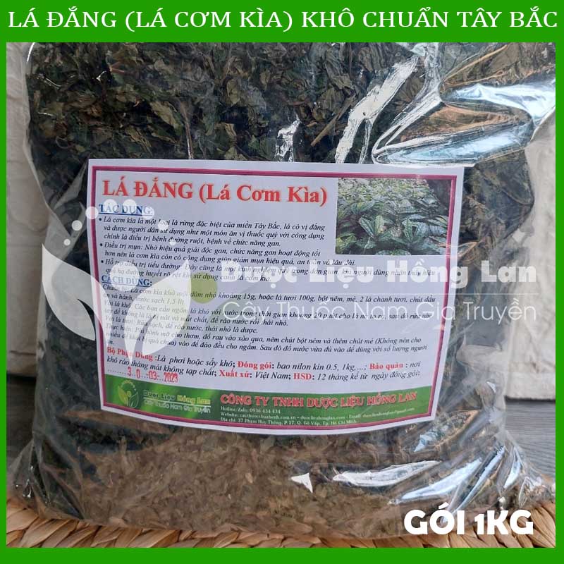 [Thượng hạng] 1KG Lá Đắng (Lá Cơm Kìa) khô chuẩn rừng Tây Bắc