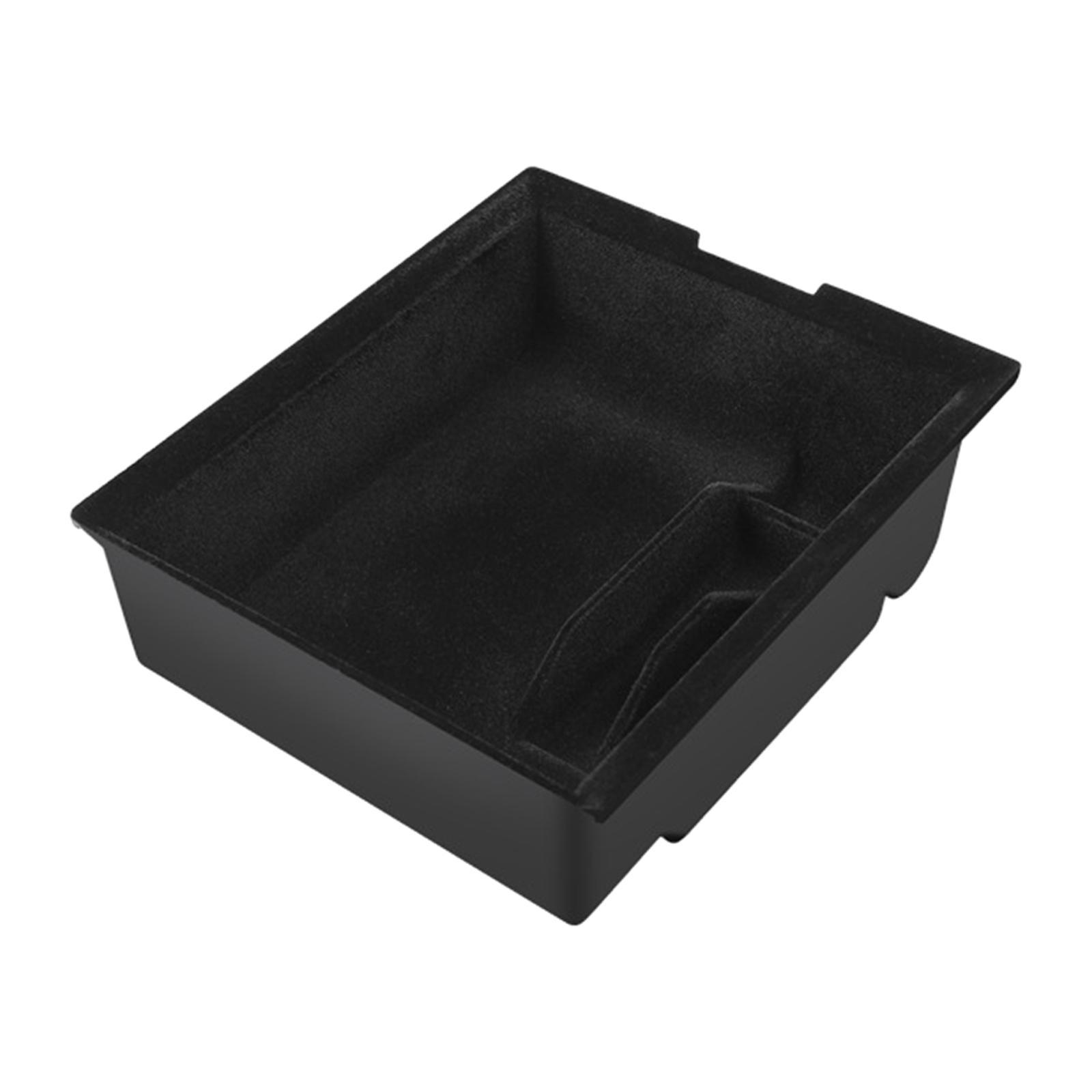 Console Organizer Tray Front Flocking