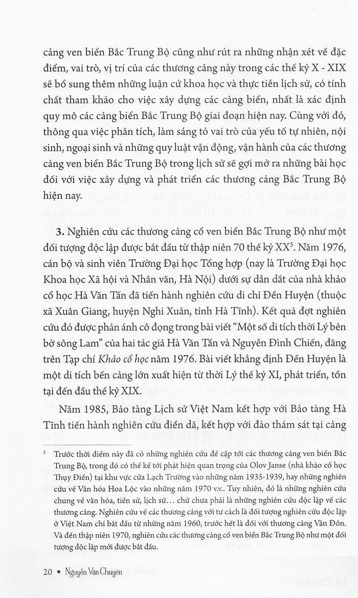 Các Thương Cảng Ven Biển Bắc Trung Bộ Thế Kỷ X - XIX