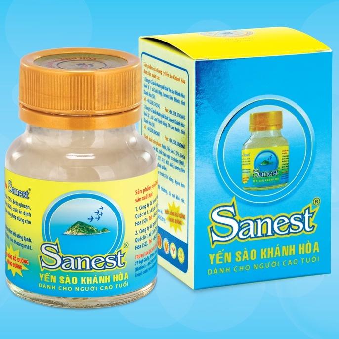 [Combo 20 lọ] Nước yến sào Khánh Hòa Sanest dành cho người cao tuổi đóng lọ 70ml