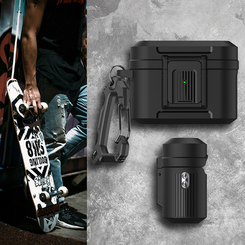 Bao Case Ốp Lock Box Có Khóa Chống Thất Lạc Rơi Tai Nghe cho Airpods Pro 2 - Hàng Chính Hãng