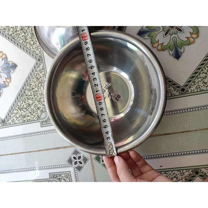 thau inox Kim Mã đường kính 20cm