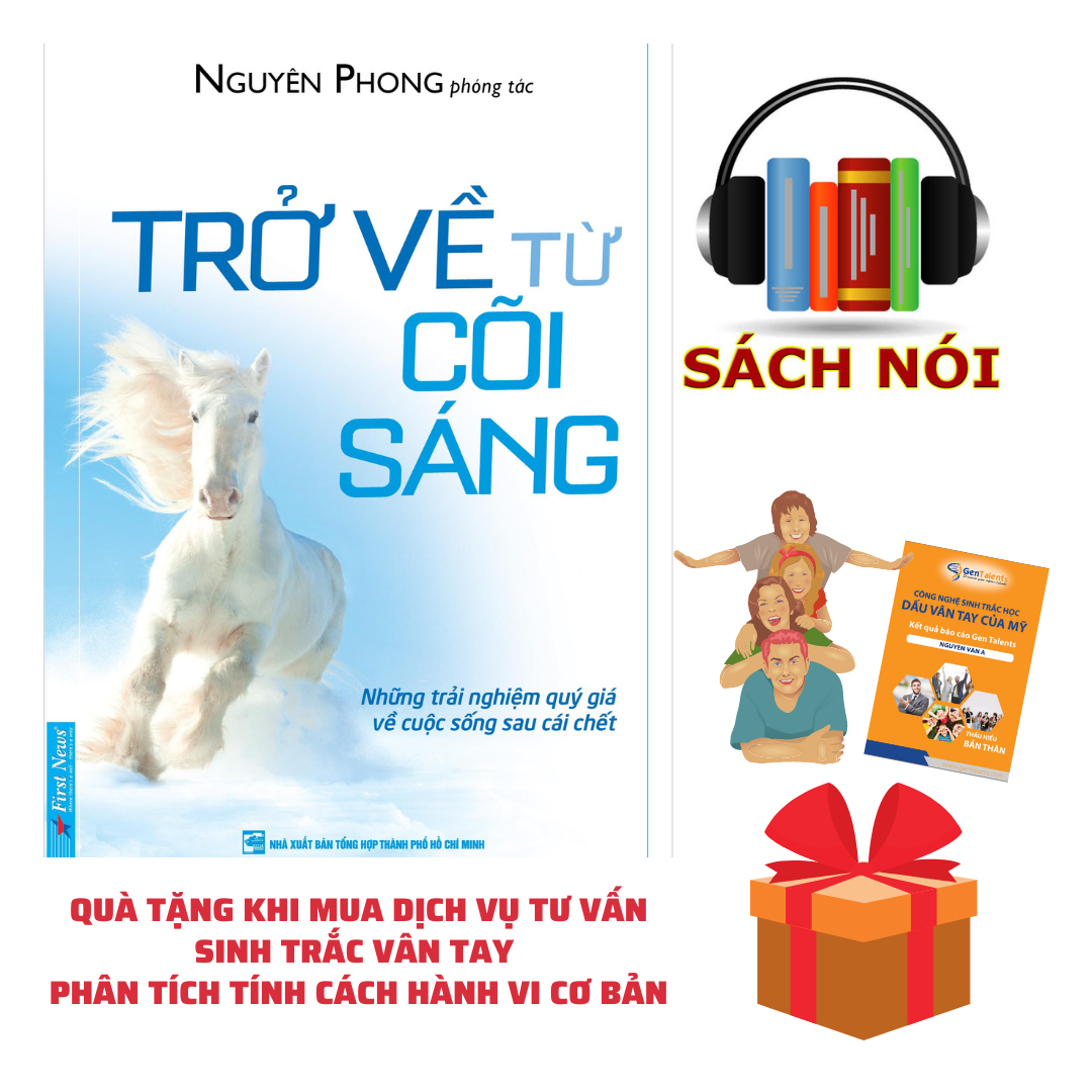 Quà Tặng Sách Nói: Trở Về Từ Cõi Sáng - Kèm Dịch Vụ Sinh Trắc Vân Tay – Phân Tích Tính Cách Hành Vi Cơ Bản