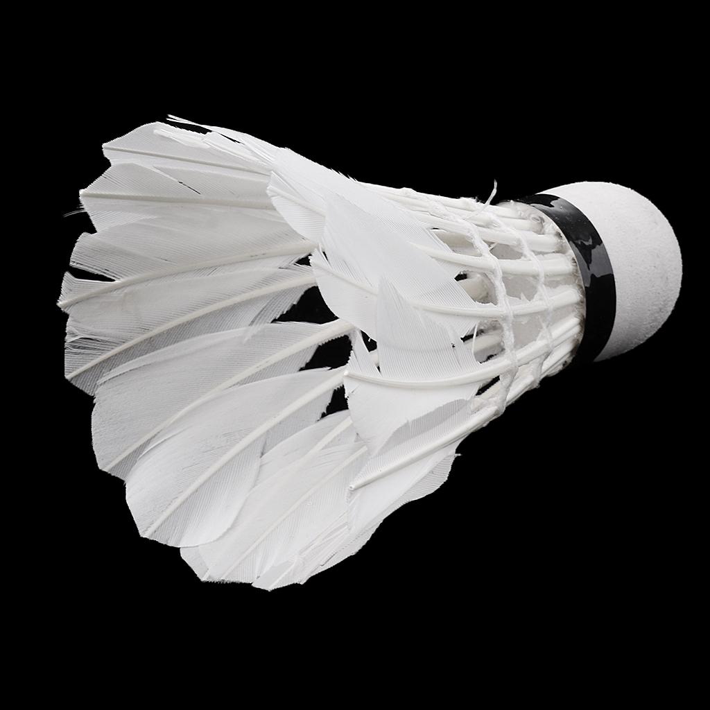 3 Pieces White Badminton Balls Training Practice Shuttlecocks Birdies