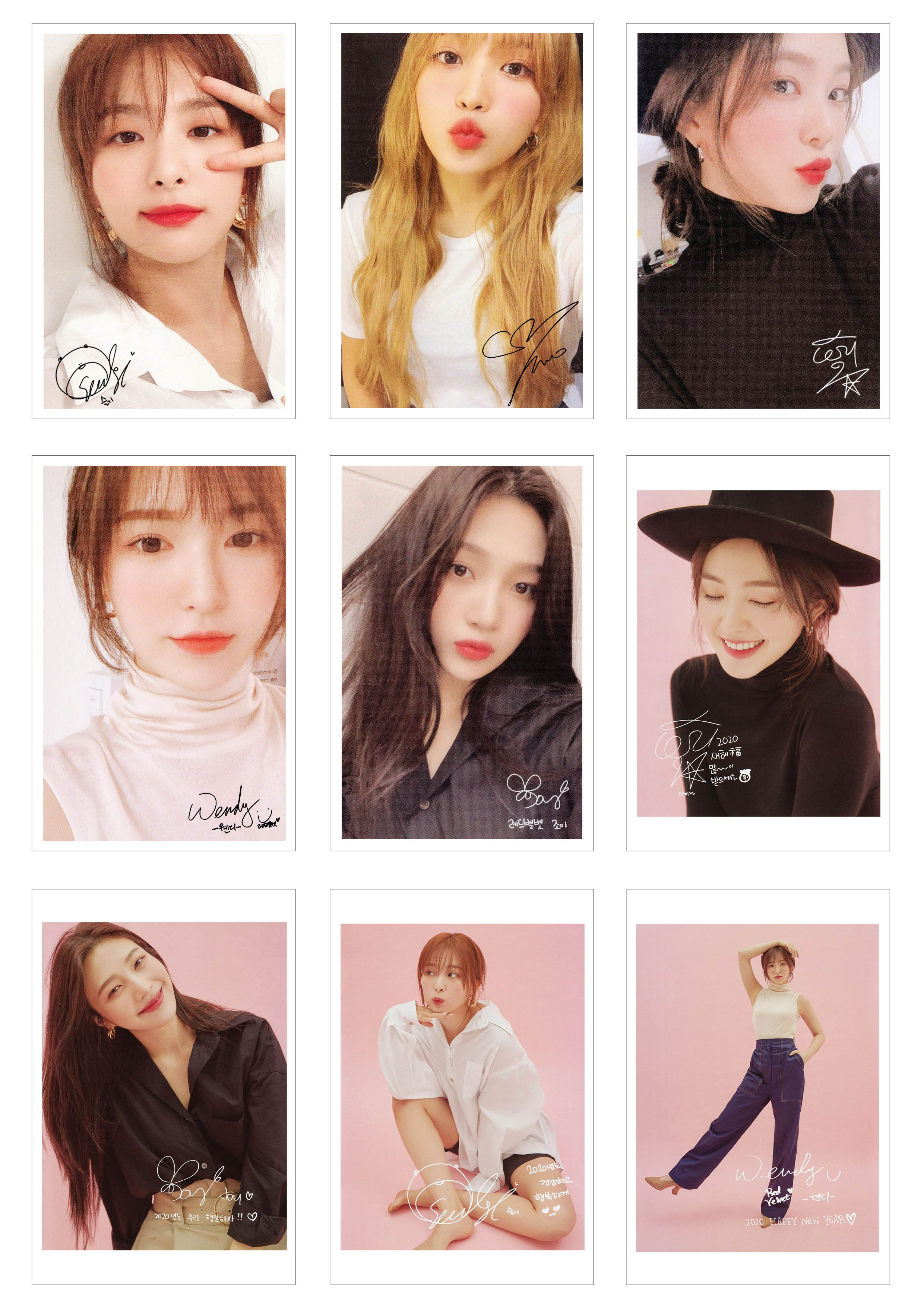 Lomo Card Ảnh RED VELVET - SEASON GREETING 2020 ( 36 ảnh)