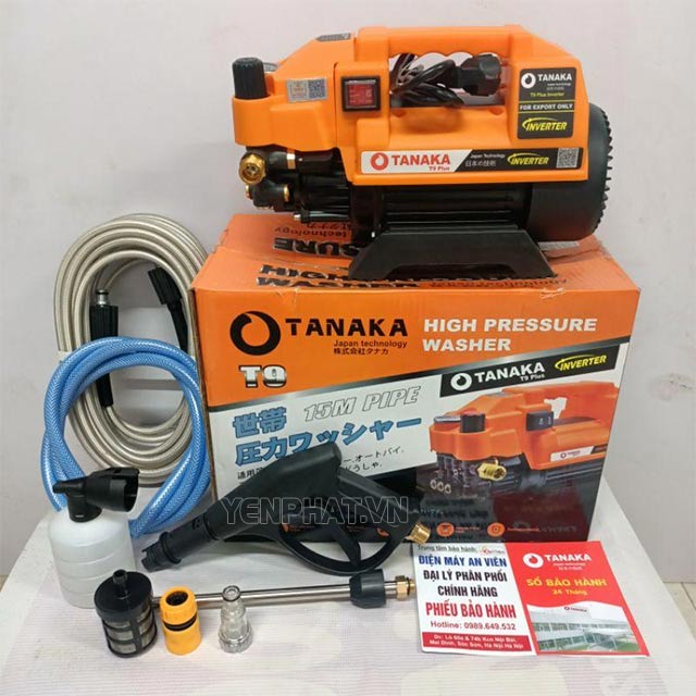 Máy rửa xe TANAKA T9 PLUS INVERTER CÓ CHỈNH ÁP