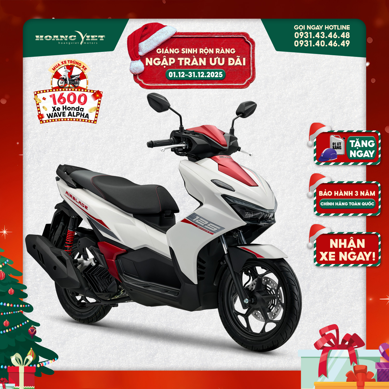 Xe máy Honda Air Blade 125cc 2026 - Phiên Bản Thể Thao