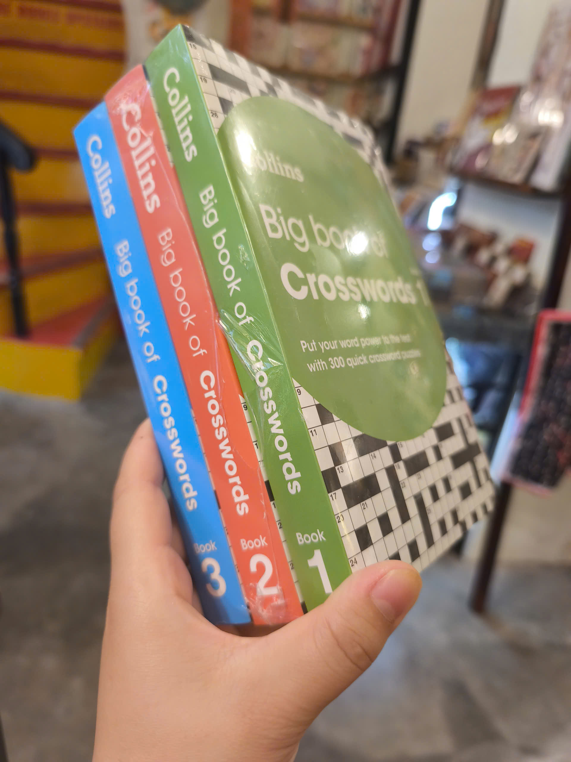 Sách - Big Book of Crosswords (Set 3 Books) | Trò chơi ô chữ / Ngoại văn Nhập khẩu / Sách giải trí