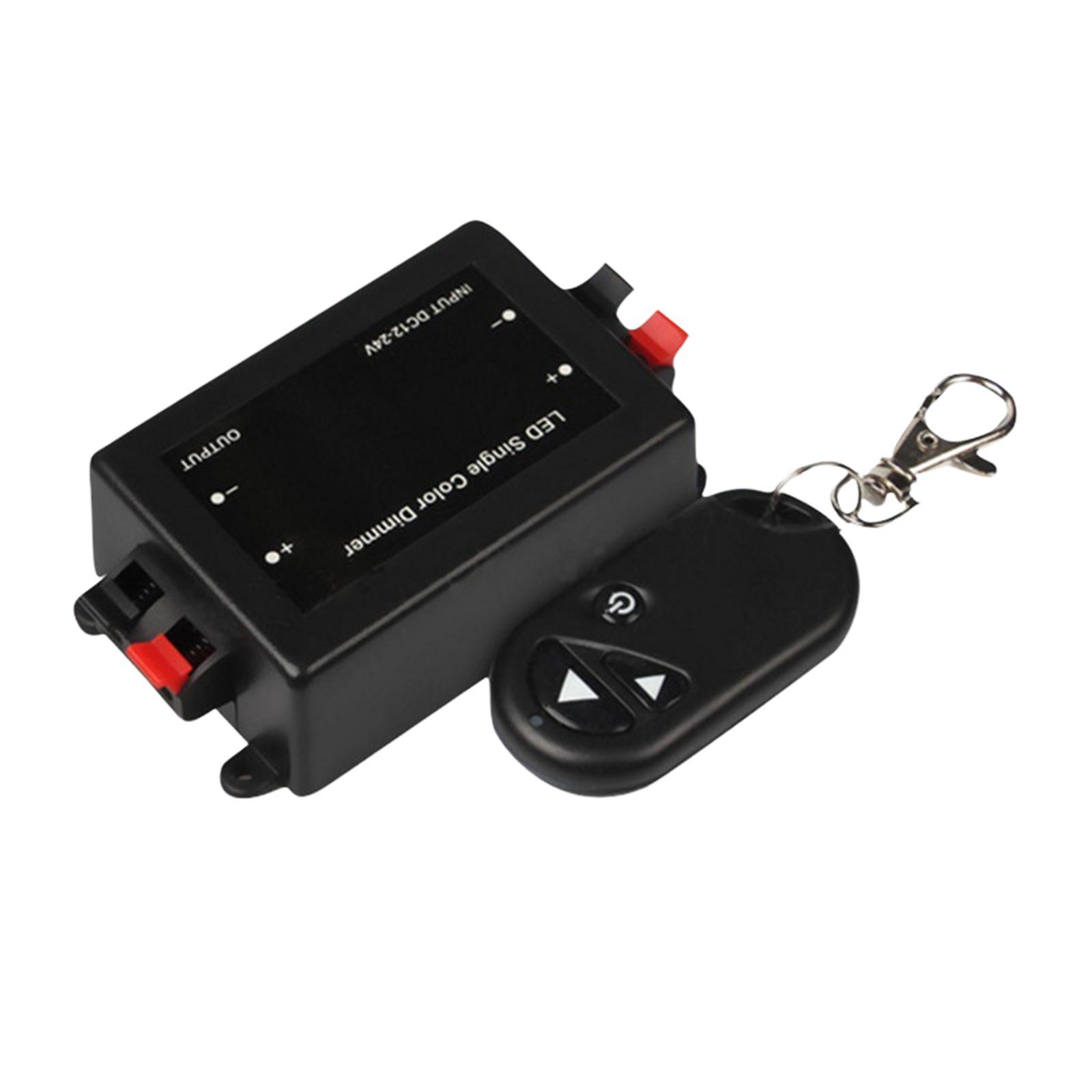 LED Single Color Dimmer Cotroller 3 Key Remote Remote Control Switch Fit for Car