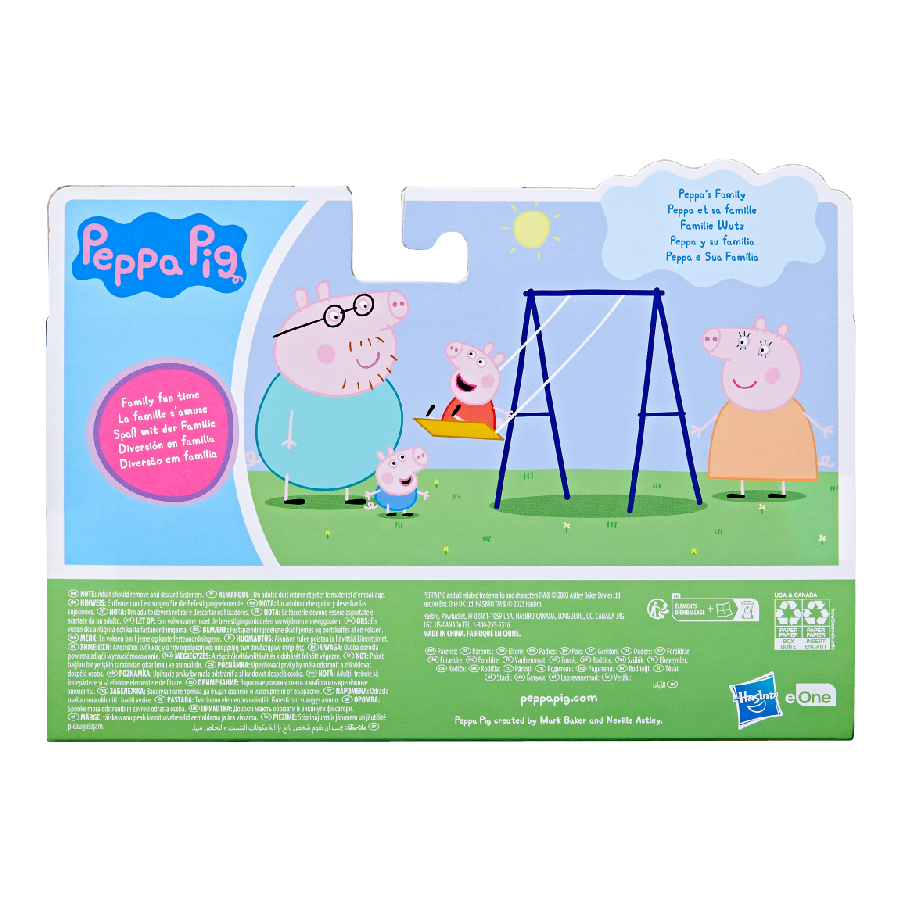 Đồ Chơi Pep Trang Phục Thường Ngày Của Gia Đình Peppa HASBRO PEPPA PIG F2190/F2171