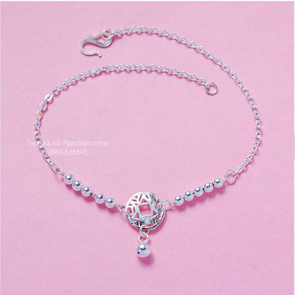 Lắc chân bạc Kim tiền