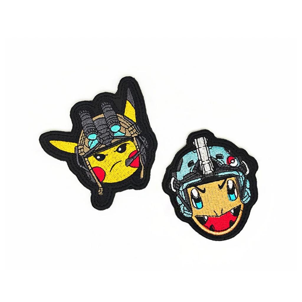 Patch_velcro nhân vật Pokemon dán ba lô_quần áo_túi xách