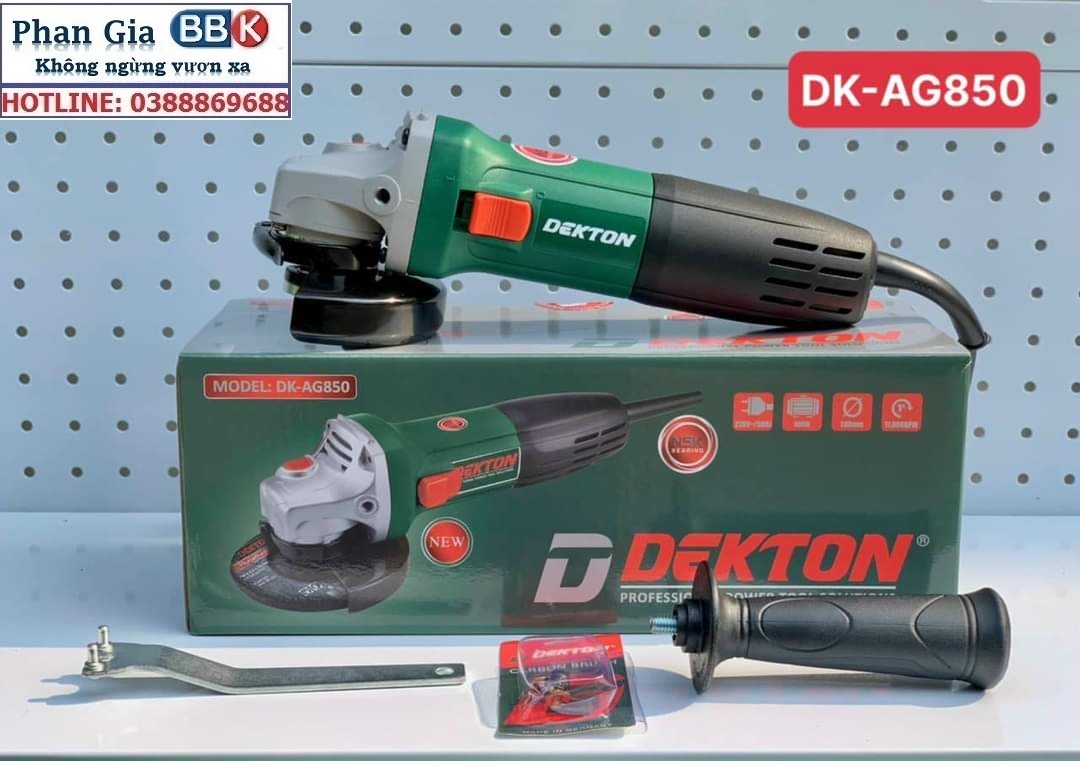 Máy Mài Góc Dekton DK-AG850R chống tự khởi động lại