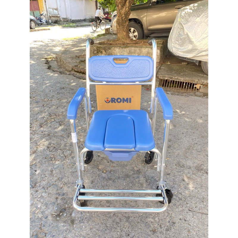 Ghế tắm cho người già ốm, ghế bô vệ sinh đa năng có bánh xe Lucass X-62