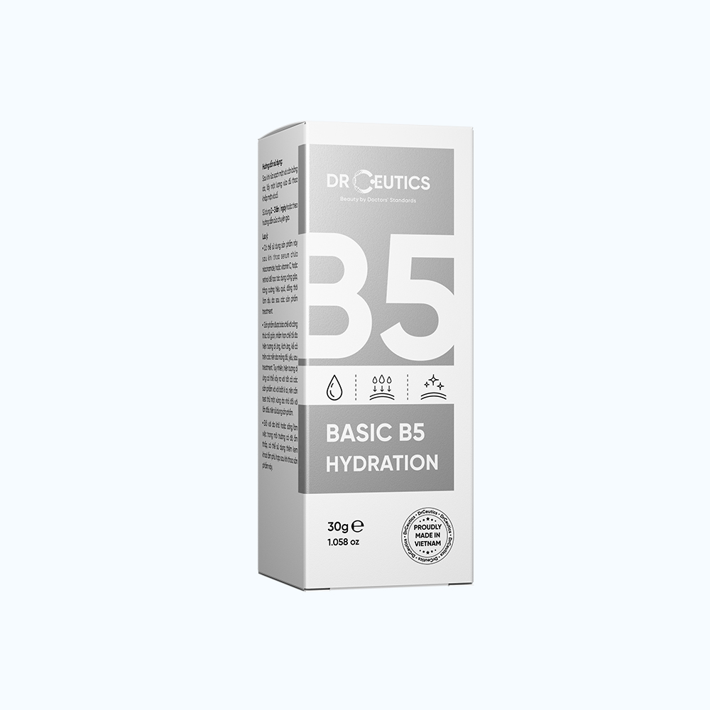 DrCeutics Tinh Chất Cấp Ẩm &amp; Làm Dịu Da Basic B5 Hydration (30g/Chai)